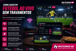 Dicas para assistir futebol ao vivo sem travamentos no Multicanais