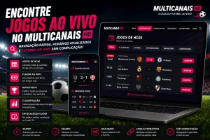 Como encontrar jogos ao vivo rapidamente no Multicanais